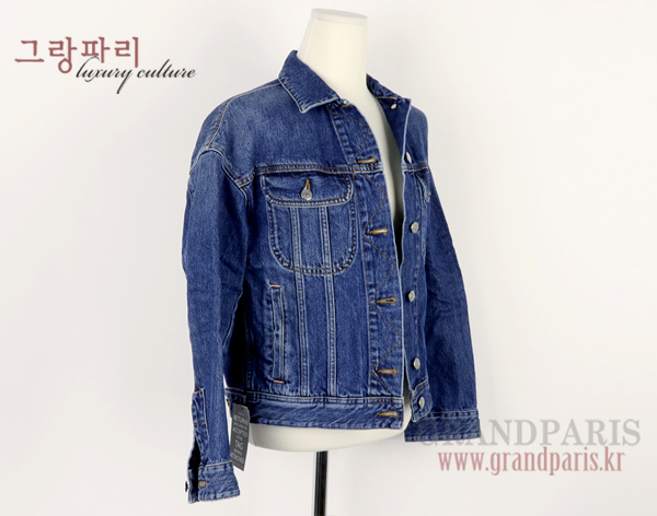 아크네 18 Bla Konst 박시 9부 소매 데님 쟈켓 34