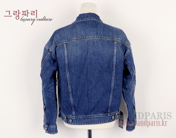 아크네 18 Bla Konst 박시 9부 소매 데님 쟈켓 34