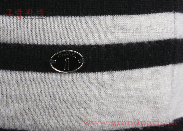 샤넬 캐시미어 모노 블루 민소매 상의