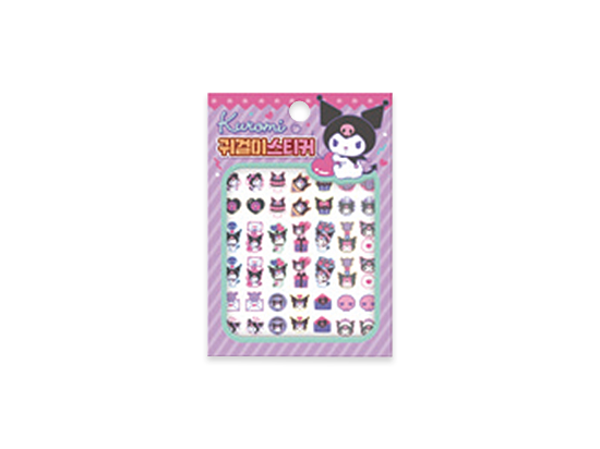 Sanrio Characters Kuromi Earring Sticker