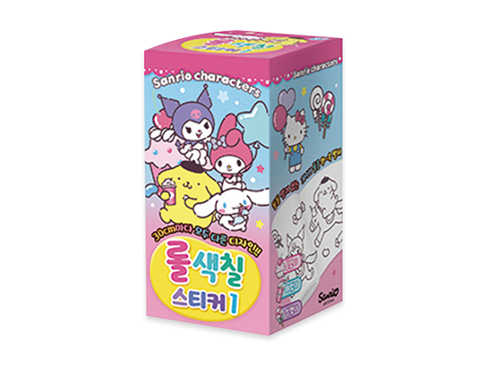 Sanrio Characters Coloring Roll Sticker 1