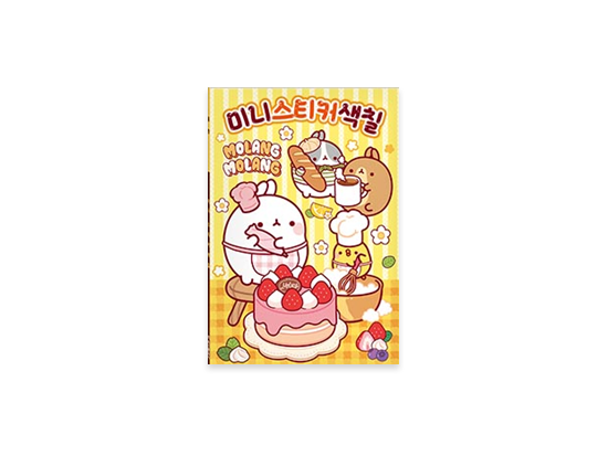 Molang Mini Sticker Coloring Book