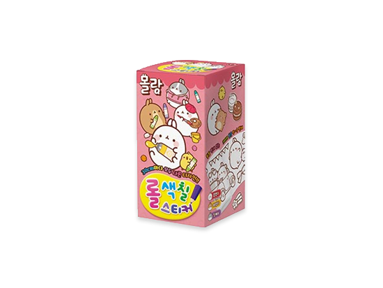 Molang Coloring Roll Sticker