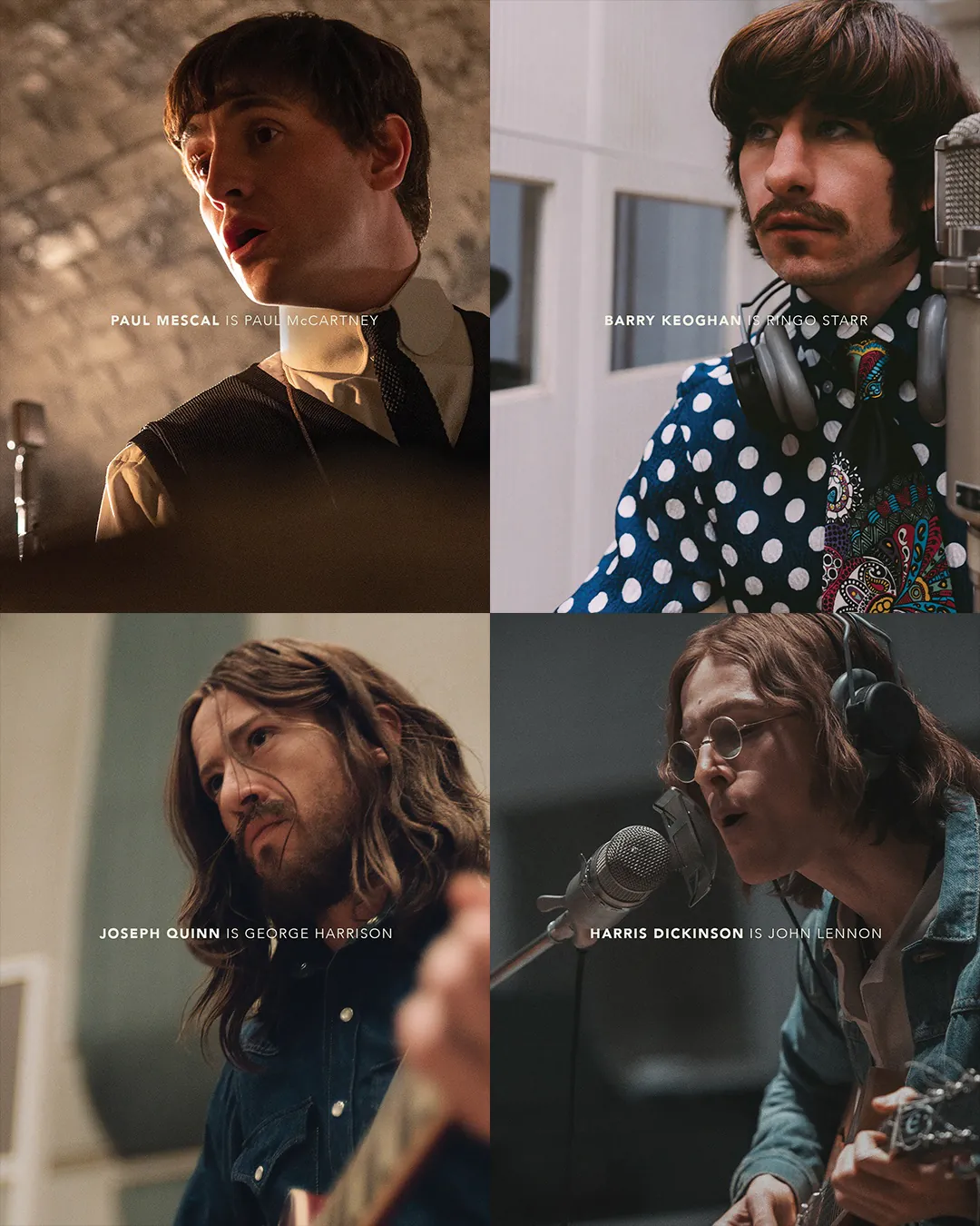 김성일의 The Beatles. April 2028. Paul Mescal is Paul McCartney, Barry Keoghan is Ringo Starr, Joseph Quinn is George Harrison, H... 이미지