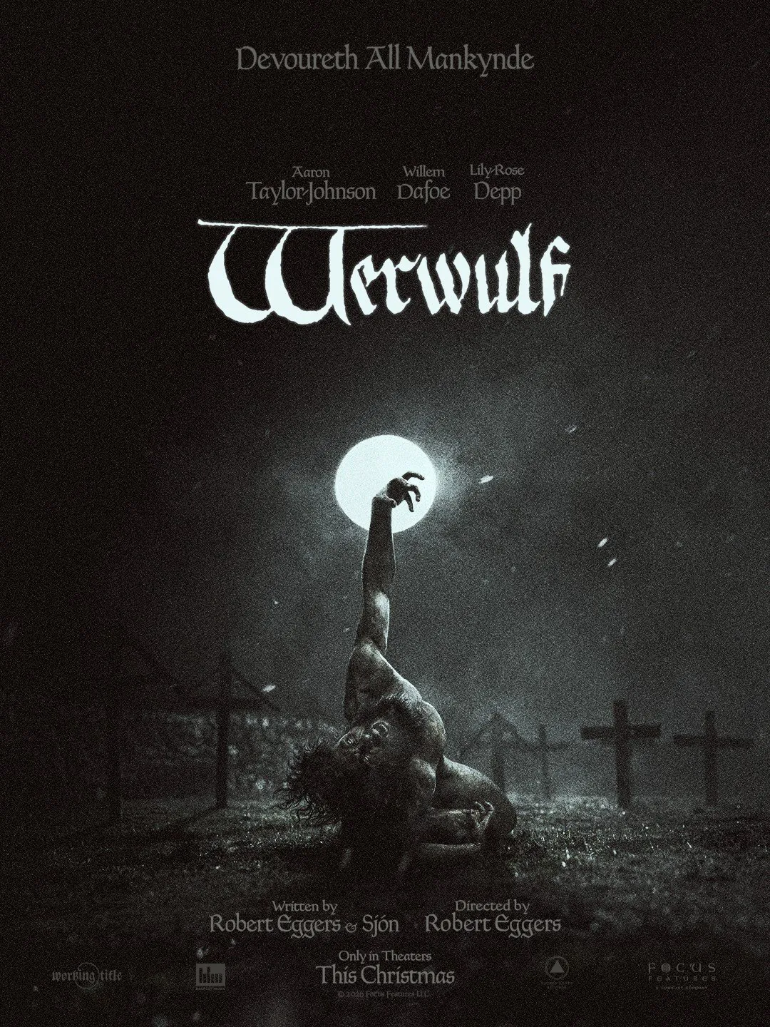 김성일의 로버트 에드가(Robert Eggers) 감독의 신작 [웨어울프(Werewulf)] 공식 포스터 공개. 이미지