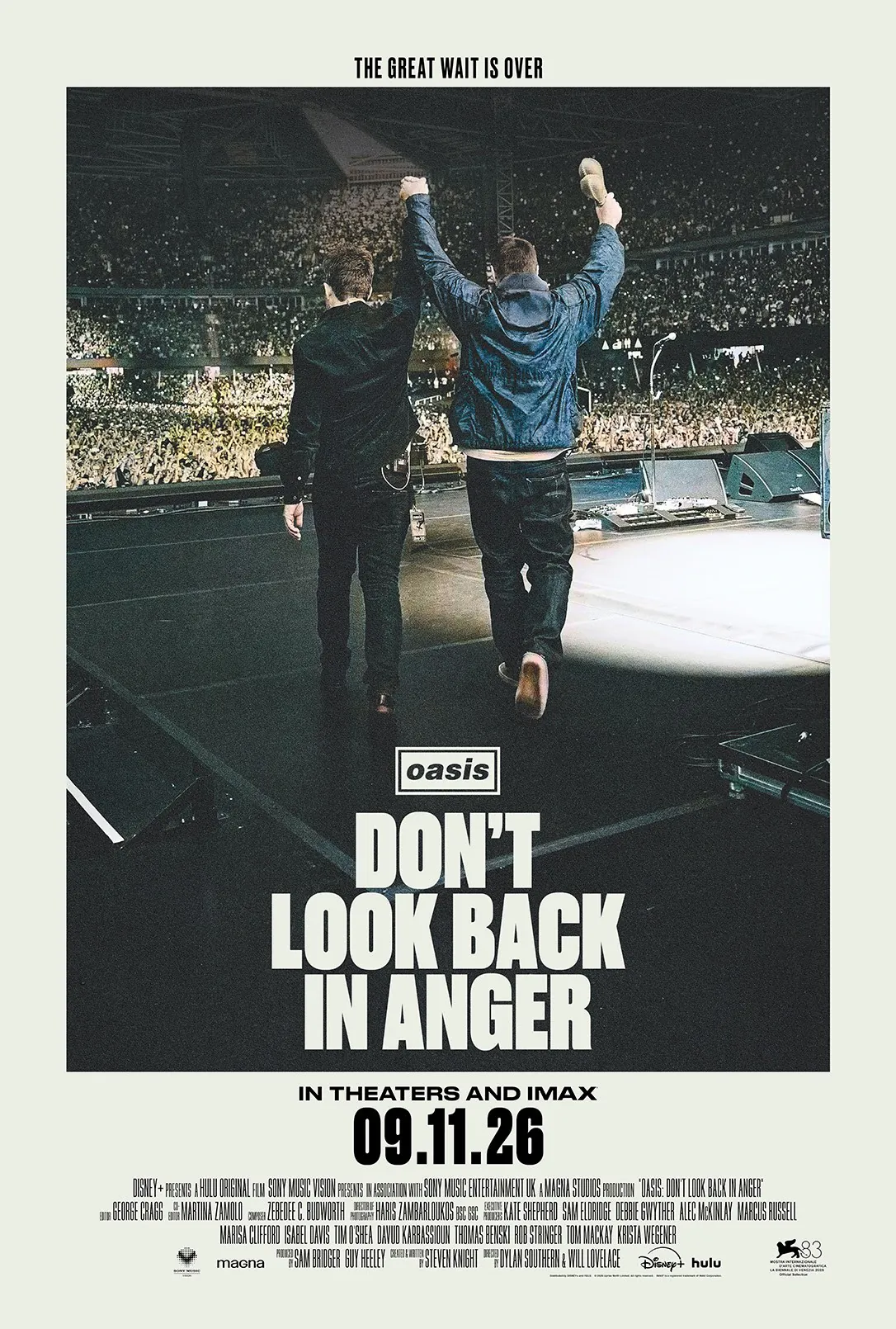 김성일의 #밴드 오아시스(Oasis)의 2025년 재결합 관련 다큐멘터리 [Don’t Look Back In Anger] 공개를 앞두고, 관련 포스터가 공개되었습니다. 작품은 09월 11일(* 영국에서는 09월 09일) 극장... 이미지