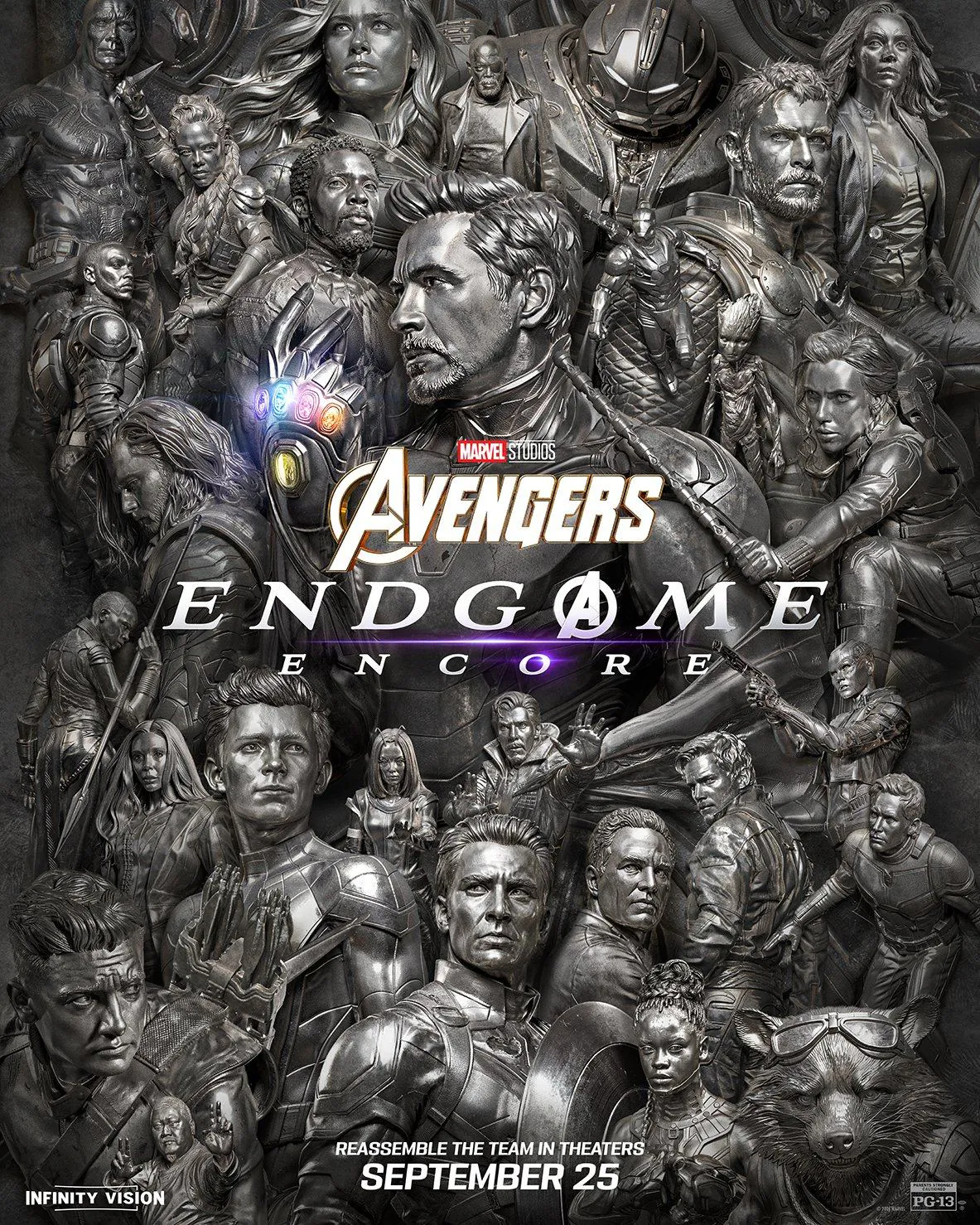 김성일의 #영화 [어벤져스: 엔드게임(Avengers: Endgame)]의 앙코르(Encore) 상영이 북미 일자로 09월 25일부터 시작됩니다. 이미지
