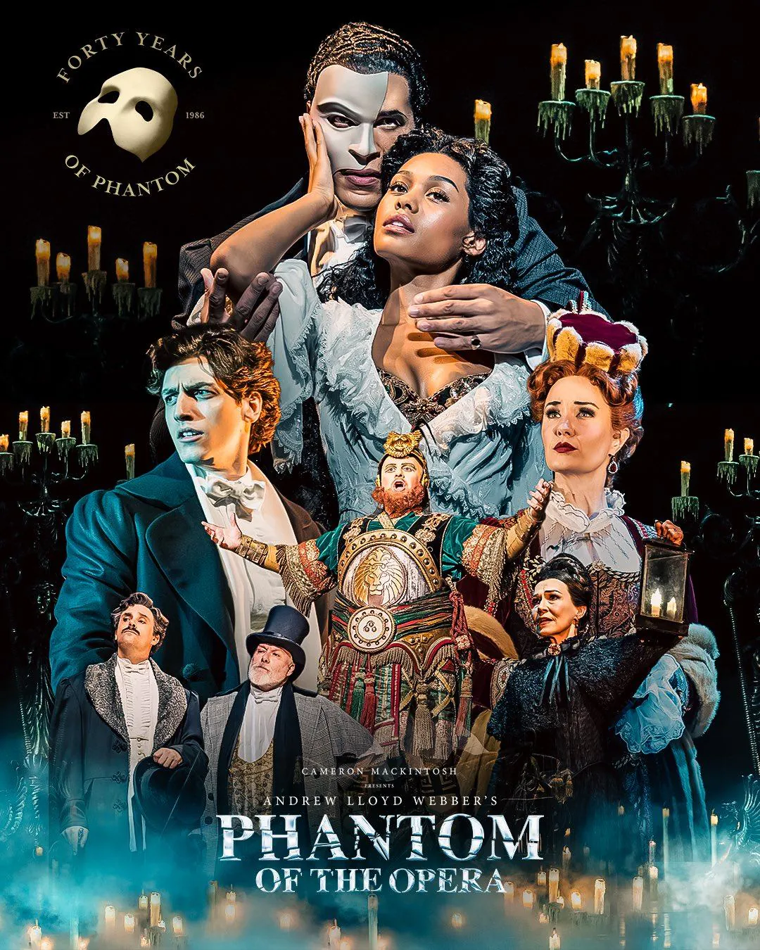 김성일의 뮤지컬 [오페라의 유령(Phantom Of The Opera)]이 1986년 10월 09일 런던 초연 후 정확히 40주년인 오늘(* 2026년 10월 09일), 40주년 기념 포스터를 공개했습니다. 이미지
