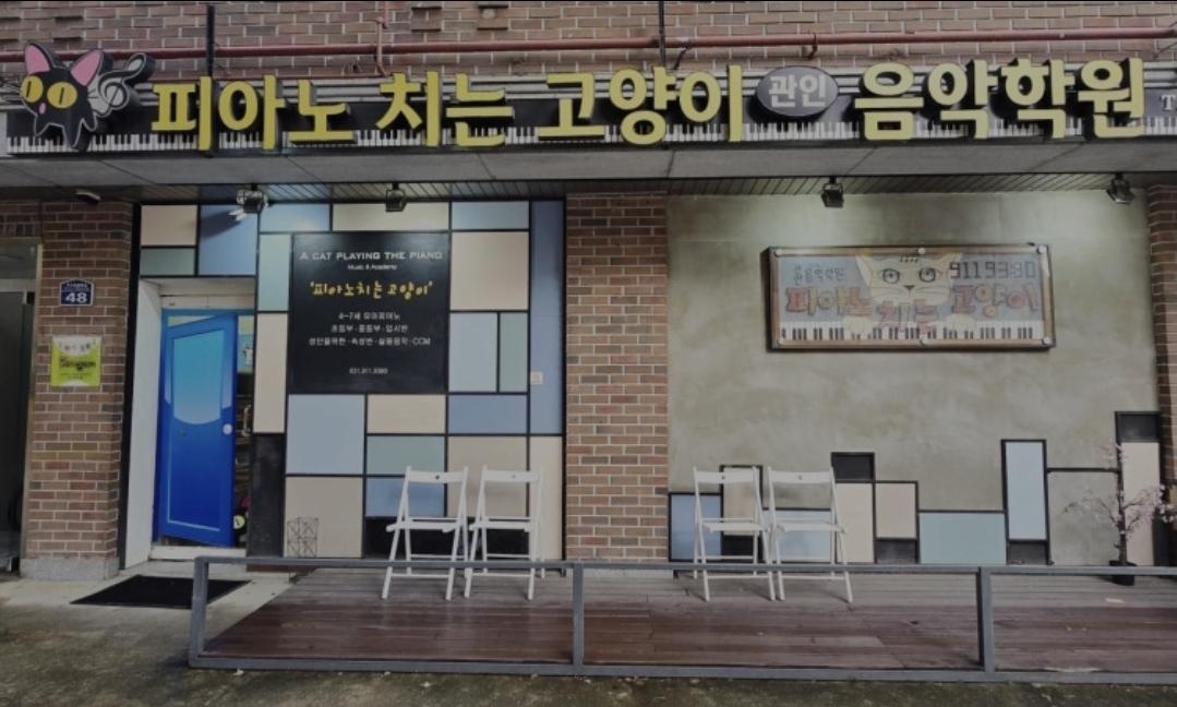피아노치는고양이학원