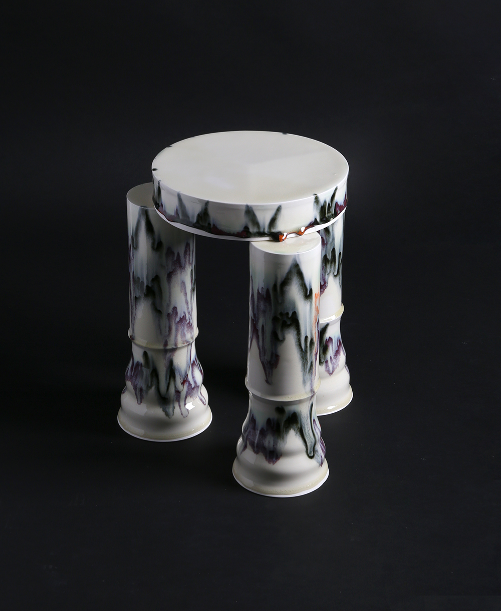 Glossy Wing Stool Series