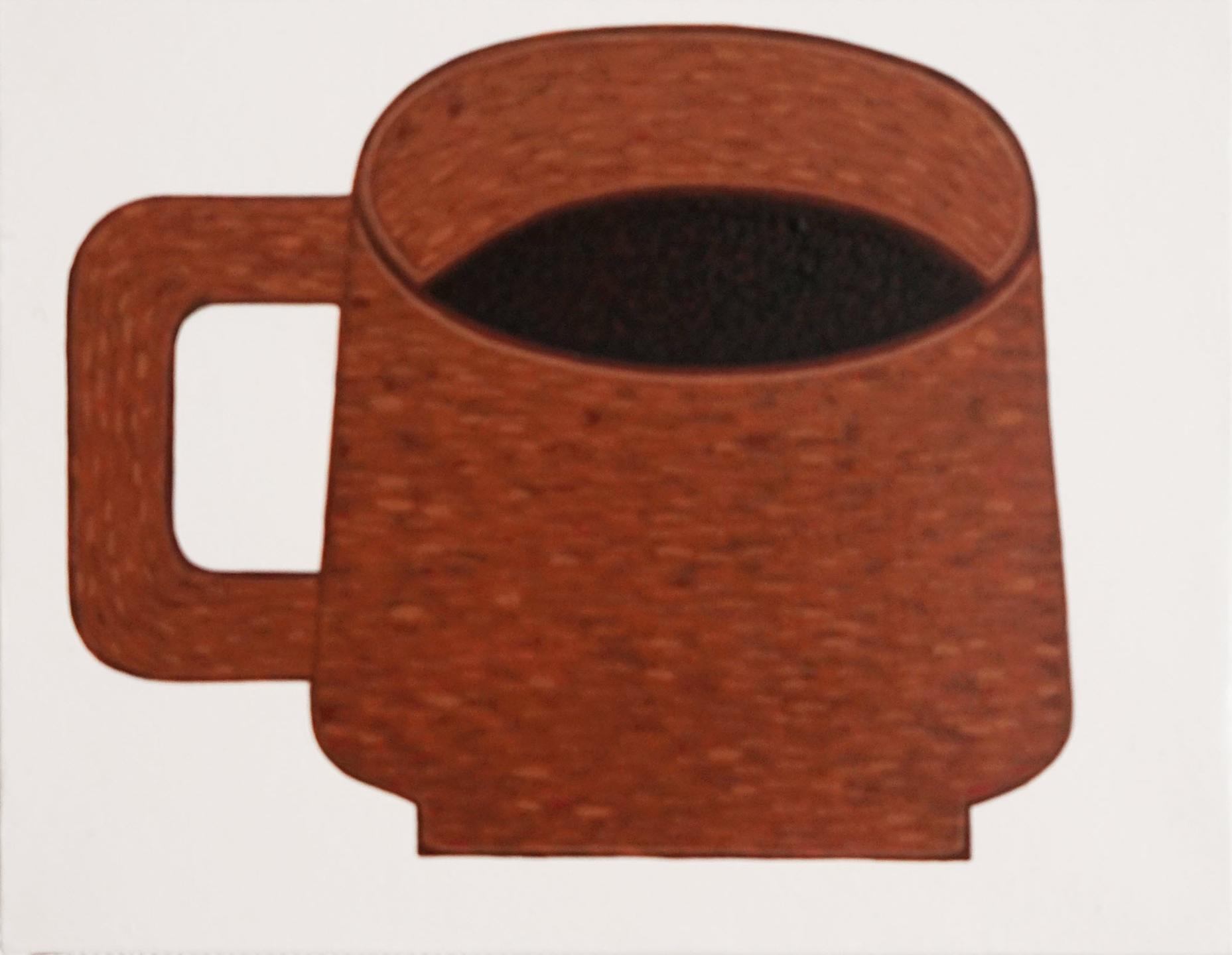 His table＿brown cup