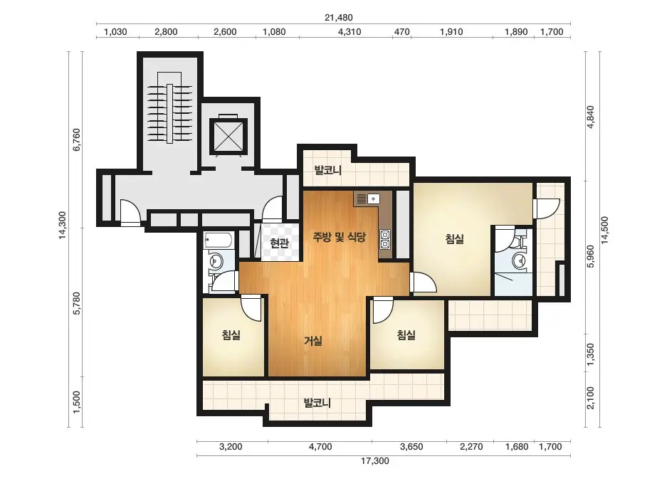 성남판교 산운마을9단지 대방노블랜드 아파트 우선 분양전환 후 잔여세대 084.9900B 평면도