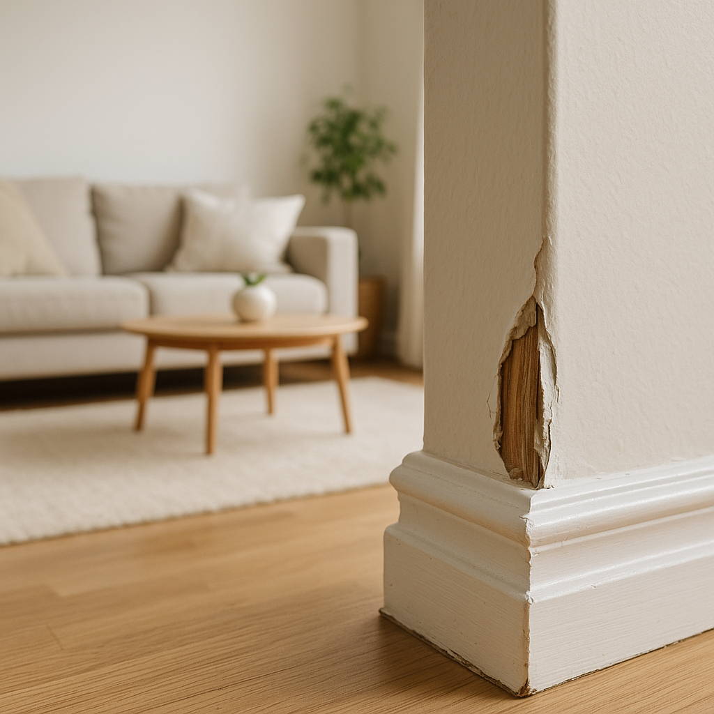 이슈체크 몰딩 교체하는 데 왜 벽까지 보수해야 할까 모르면 공사 두 번 합니다