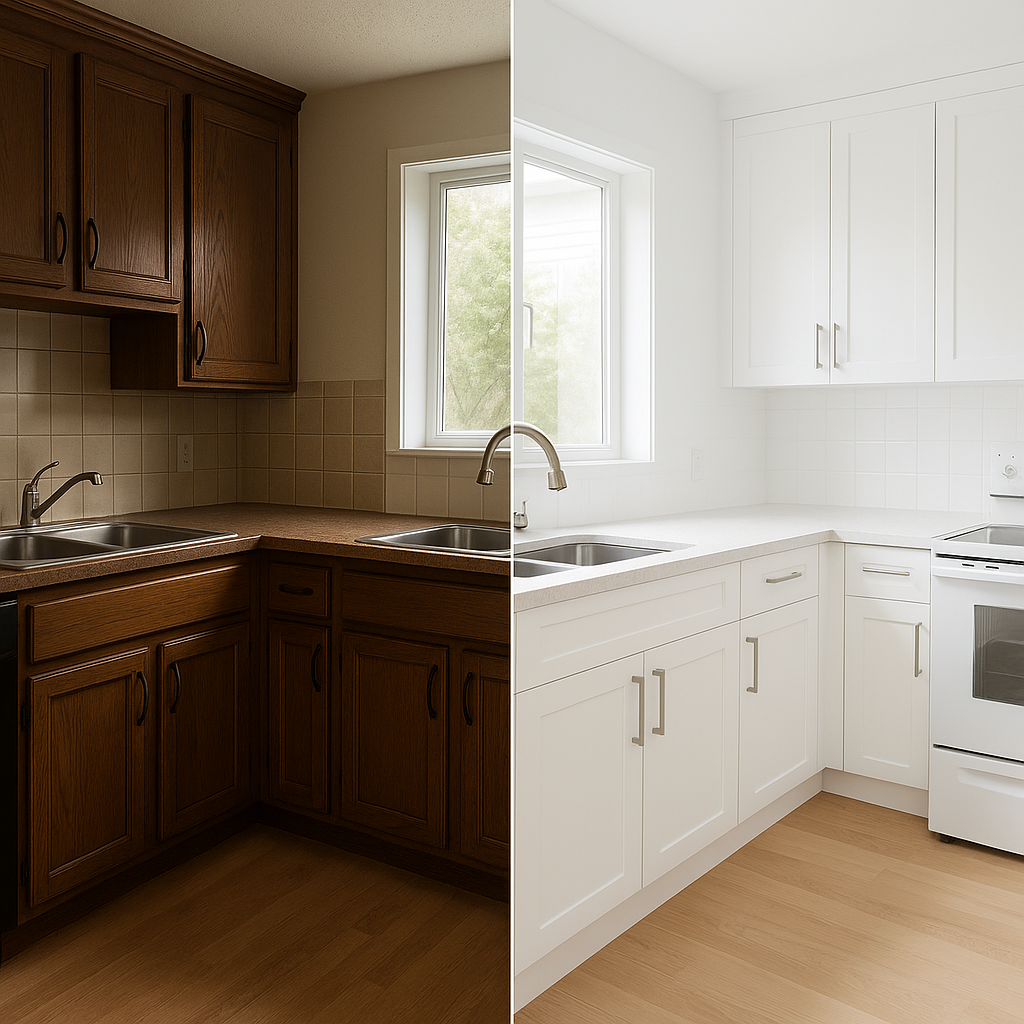 싱크대를 인테리어 필름으로 리폼하면 예상 시공 가격은?