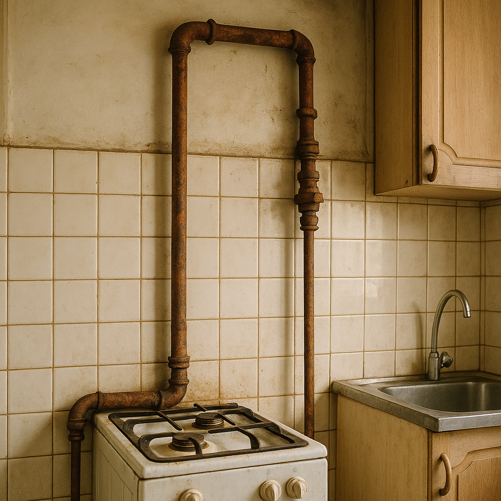 도시가스 배관 제거, 마음대로 하면 불법이다 — 직접 뜯었다가 도시가스 회사에서 연락 왔습니다