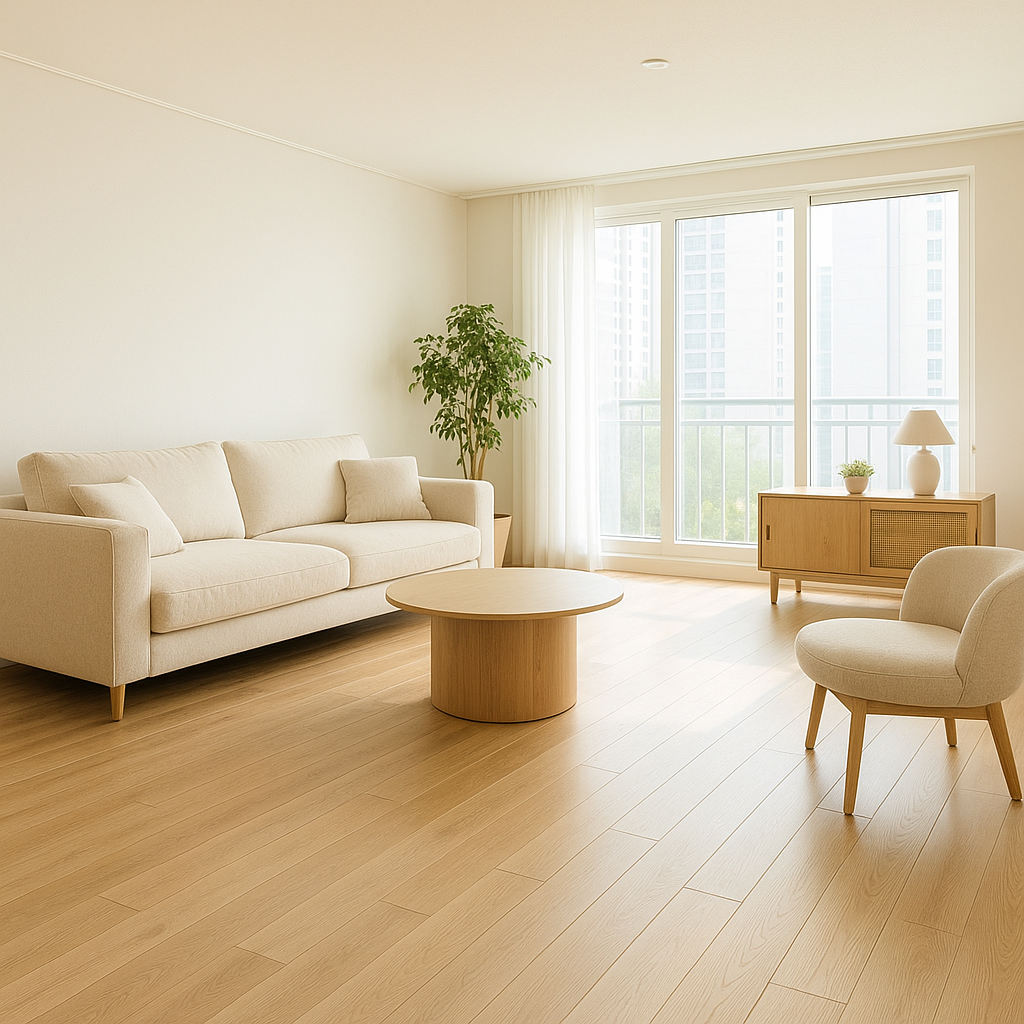 45평 아파트 강마루 시공 가격, 견적서에서 이 항목이 200만 원을 갈랐습니다