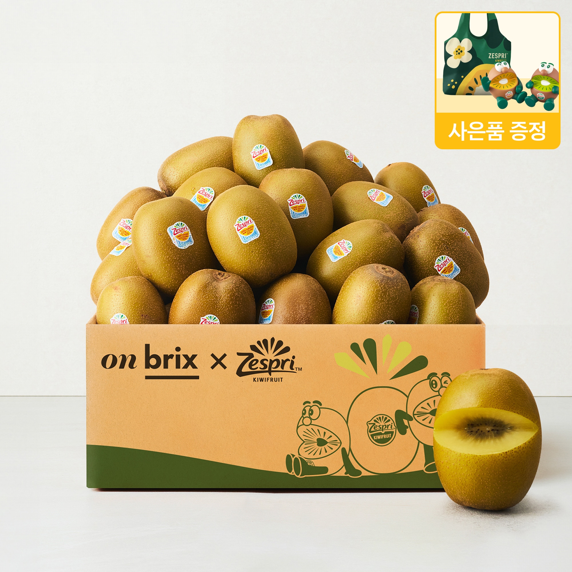 [새벽에On] 압도적 크기, 제스프리 코끼리 점보 골드키위 1.5kg / 3kg / 4.5kg