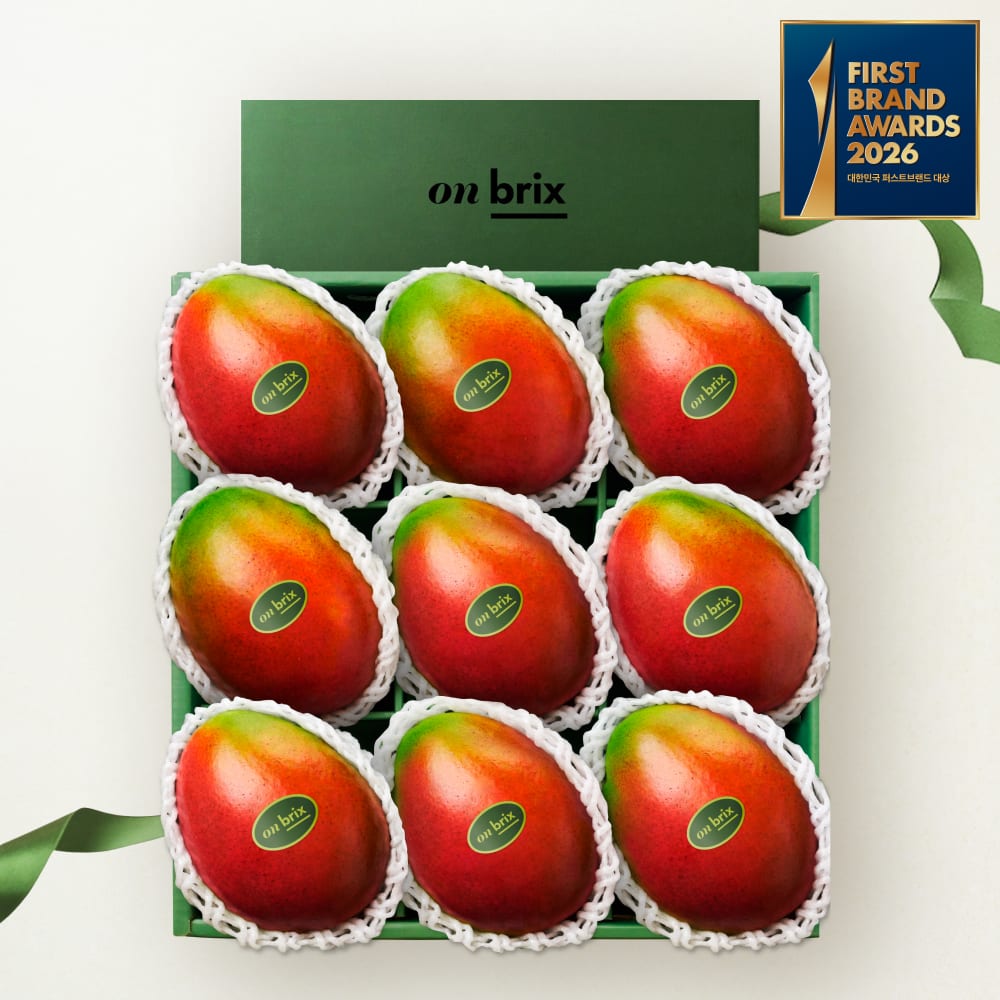 그린 에디션, 프리미엄 애플망고 선물세트 3.9kg이상(9입/특품)