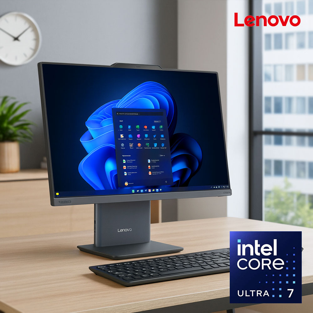 [25년형 국내최초런칭] 레노버 씽크센터 네오 Gen5 올인원PC 코어 울트라7 램 16G SSD 512G 윈도우11 프로 + 무상AS 3년/키보드+마우스 증정 Neo50a Gen5 올인원PC(울트라7-240H/DDR5-16G/SSD 512G/인텔 UHD Graphics/윈도11PRO/24인치/3년 무상보증/유선키보드+마우스 포함/
