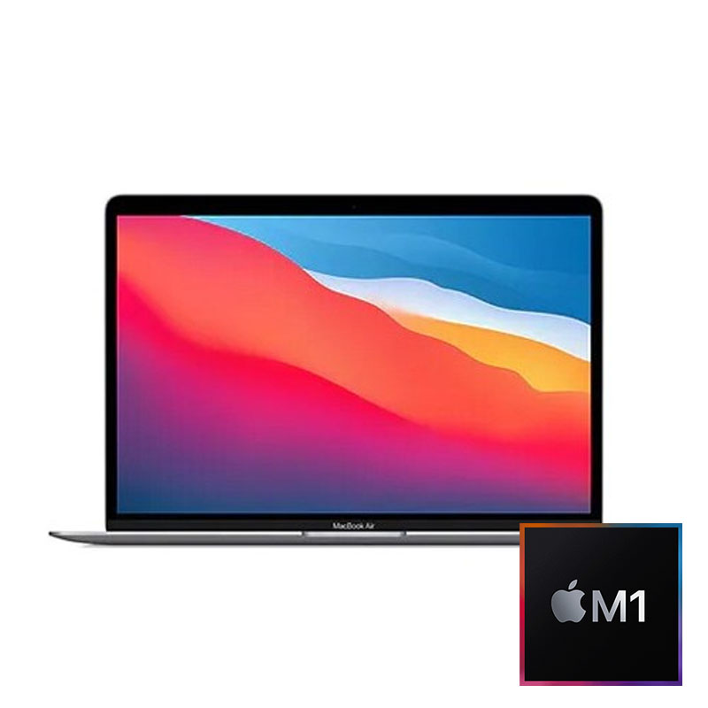 애플 애플 맥북에어 13인치 M1 SSD 256G ★전문가용 그래픽 작업 가능 A2337(Apple M1 8 코어3200 MHz/DDR4-8G/SSD 256G/G13G 7CORE/Mac OS/스페이스그레이/A급리퍼)