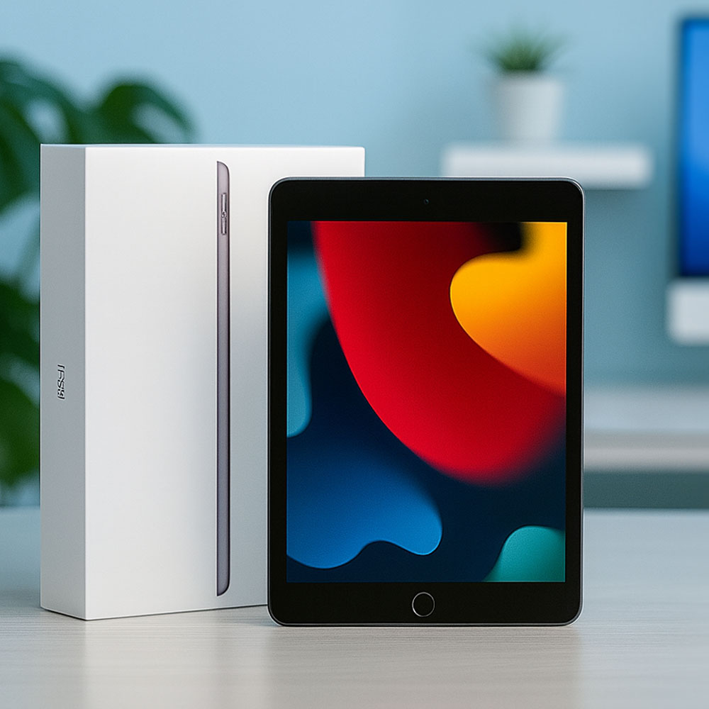 [중고] [풀박스 패키지] 애플 아이패드 9세대 10.2인치 Wi-Fi 64G 스페이스그레이 A2602/A2604(애플펜슬 별매 / 출시OS: iPadOS 15 / 10.2인치 / IPS-LCD / 2160x1620 / 60Hz / 500nits / A13 Bionic / 6코어 / microSD미지원 / 충전단자: 라이트닝8핀 / 가로: 174.1mm / 세로: 250.6mm / 두께: 7.5mm / 무게: 487g)