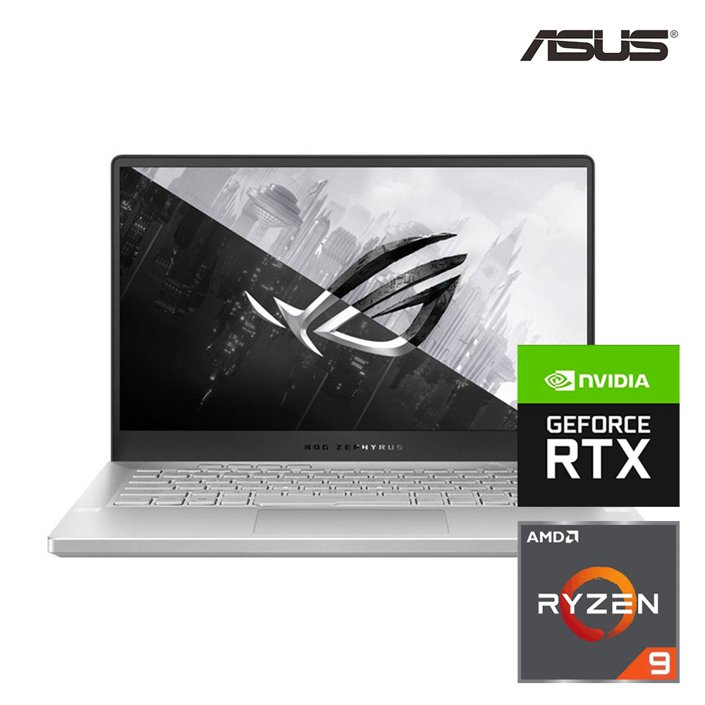 ASUS ROG 제피러스 G14 게이밍북 14인치 라이젠9 램 16G SSD 1TB 지포스 RTX 2060 윈도우11 탑재 GA401IV-HA120T(R9 4900HS/DDR4-16G/SSD 1TB/지포스 RTX 2060 with Max-Q Design/윈도11HOME/화이트/A급리퍼)