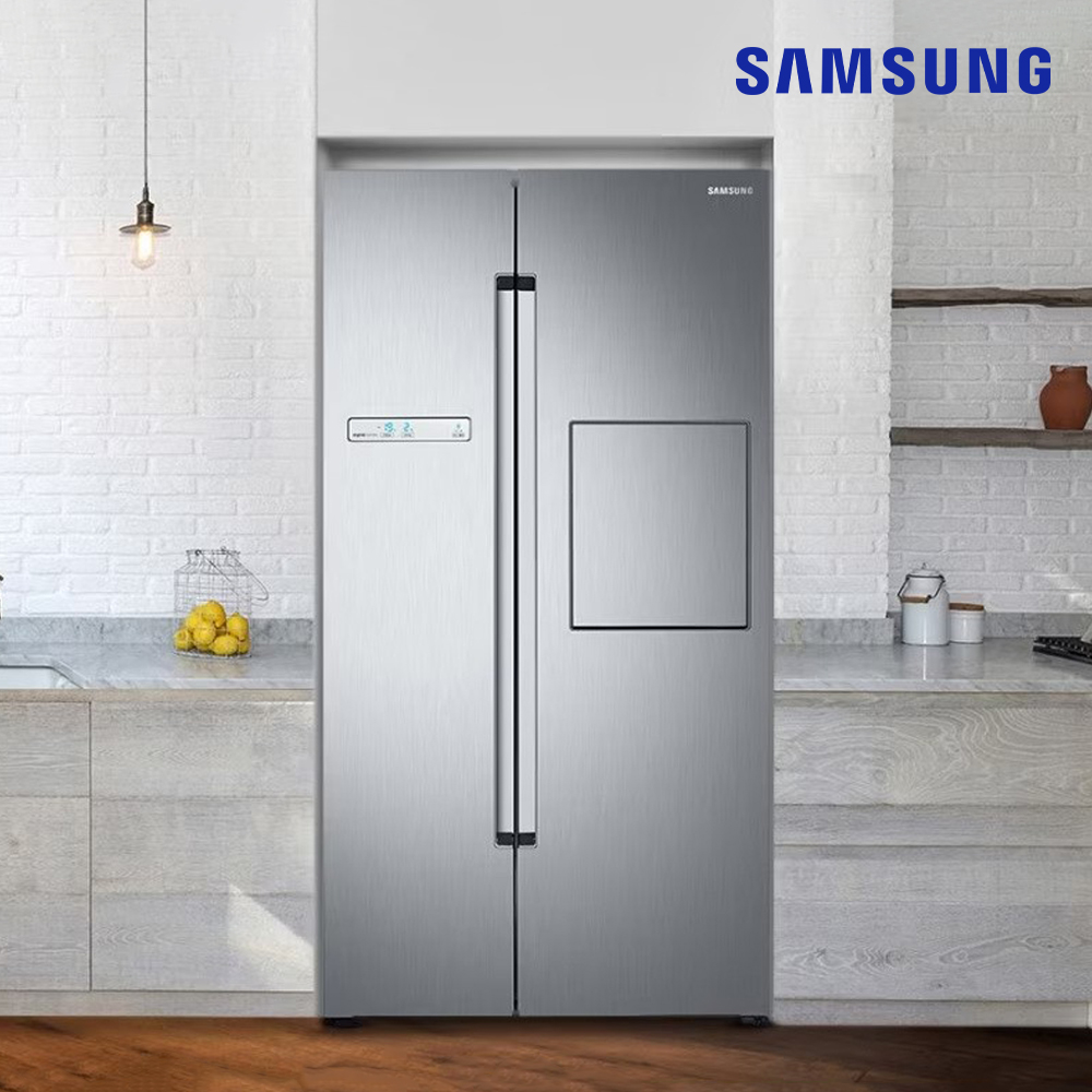 리퍼가전 론칭특가★[삼성전자] 양문형 홈바 2도어 냉장고 815L(기준모델:RS82M6000S8) 수도권 설치 / RS82M6000S8(기준모델) / 양문형냉장고 / 2도어 / 총용량: 815L / 냉장: 509L / 냉동: 306L / 2등급(24.01 기준) / 홈바: 기본형홈바 / [신선/보관] 아이스메이커: 트레이