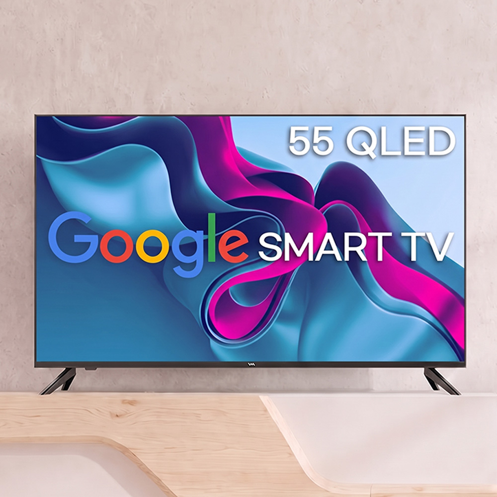 기업체 납품 취소! 미개봉 새상품, 최초 30만원대 특가 ❤️ [와사비망고] 4K UHD QLED 베젤리스 55인치 구글 스마트TV QLED TV / 55인치(138cm) / 4K