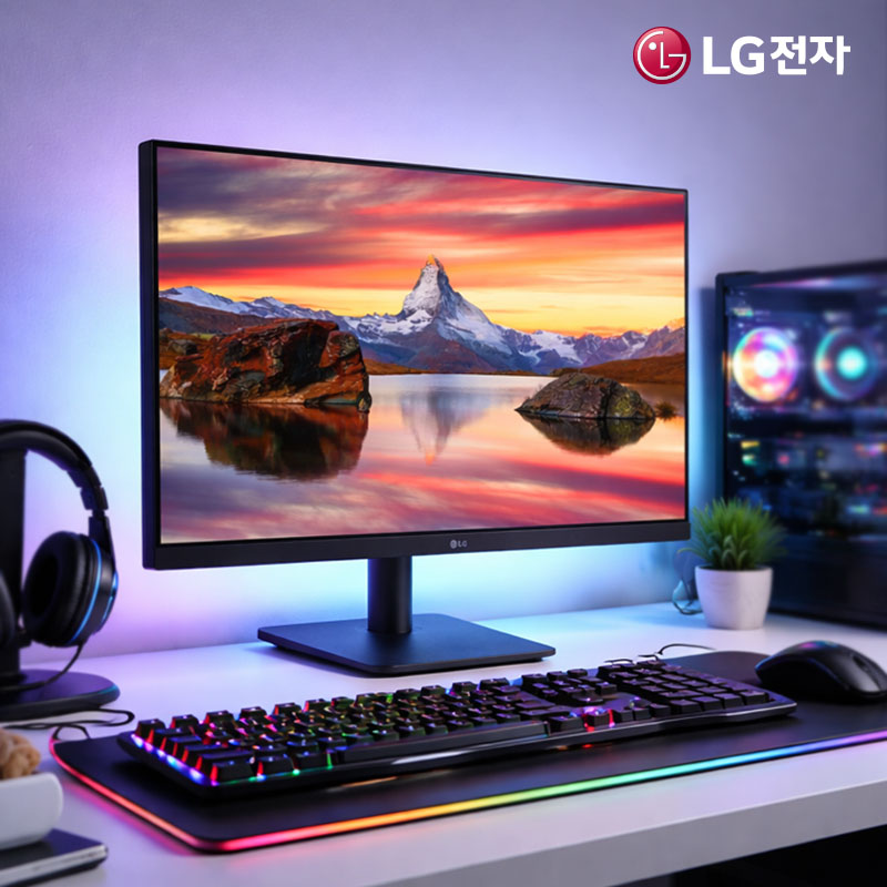 LG전자 24인치 FHD 게이밍 모니터 틸트 24MP400(60.4cm(24인치) / 1920 x 1080(FHD) / 75Hz / IPS / 와이드(16:9) / 평면 / 5ms(GTG) / 250cd / 1,000:1 / 틸트(상하) / 베사홀 : 75 x 75mm / 2.6kg / [색상영역] NTSC : 72% / [게임특화] 조준선 표시 / 인풋랙 제어 / 블랙 이퀄라이저 / FreeSync / Adaptive Sync / [단자