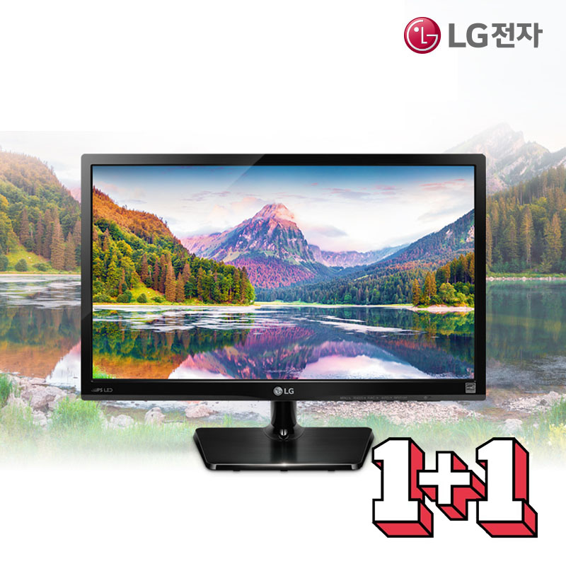 [1+1 특가 듀얼모니터] LG전자 23인치 FHD 세이빙 모니터 IPS 스마트 에너지 23MP47HQ (23인치 Full HD 1920x1080/IPS패널/16:9와이드/밝기 250cd/㎡/응답속도 5ms/스마트에너지세이빙/사이즈 554x181x406mm)