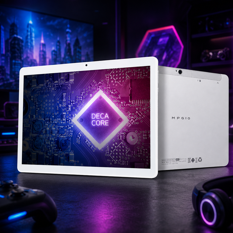 [중고] 초가성비 태블릿 런칭! 엠피지오 레전드 데카 10.1인치 Wi-Fi 화이트 엠피지오 레전드 데카 / 10.1인치 / 1920X1200 / 데카코어 / 안드로이드 8 / 램
