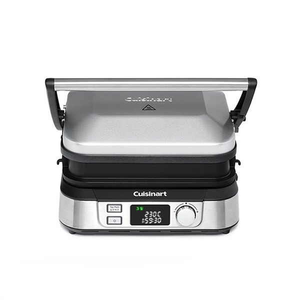 [쿠진아트] 스마트 양면그릴 5in1 + 전골팬 GR-5KR (LCD디스플레이/다이얼식/버튼식, 상하가열형, 논스틱코팅, 타이머가능, 기름받이 있음, 180˚회전, 소비전력 1,600W)