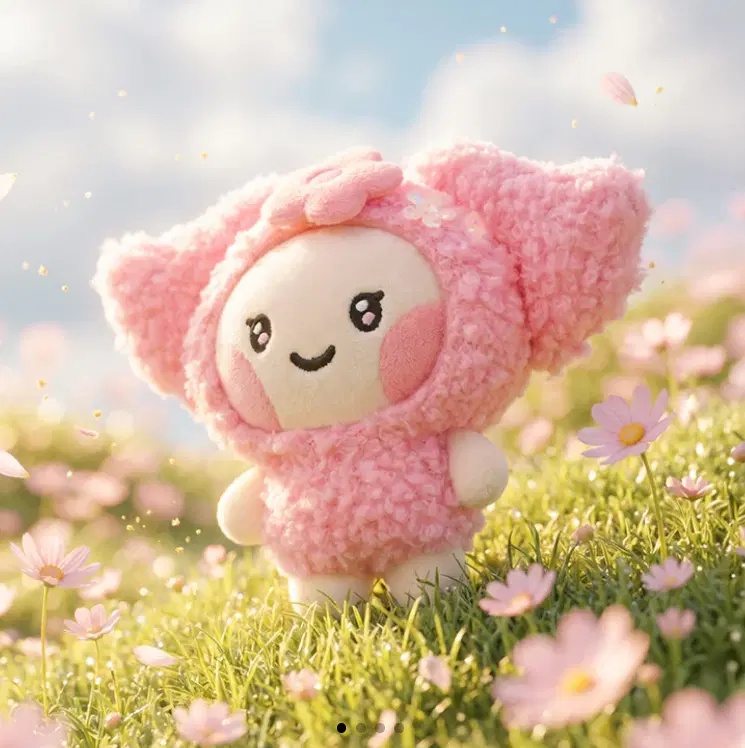 MIGHTEEZ ddangyo WEATHER PLUSH KEYRING BERRY BREEZY FAIRY