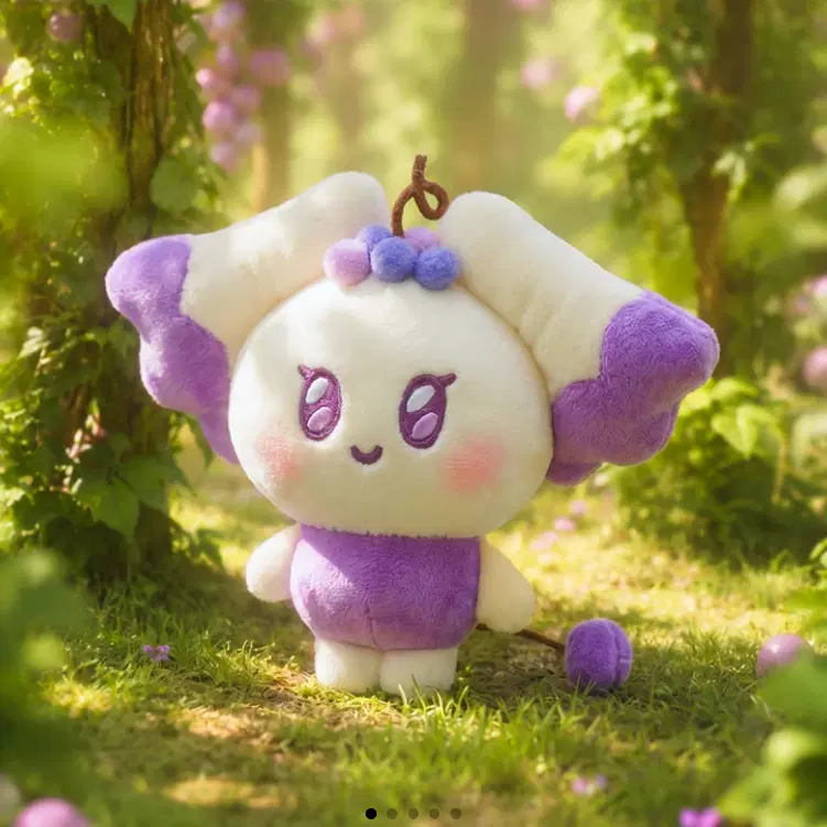 MIGHTEEZ ddangyo FRUIT PLUSH KEYRING BERRY BREEZY FAIRY
