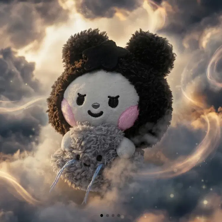 MIGHTEEZ ddeongyo WEATHER PLUSH KEYRING BERRY BREEZY FAIRY