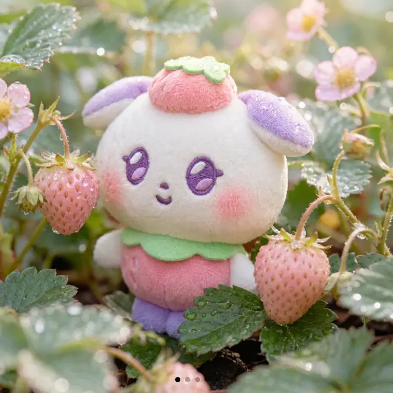 MIGHTEEZ jjongyo FRUIT PLUSH KEYRING BERRY BREEZY FAIRY