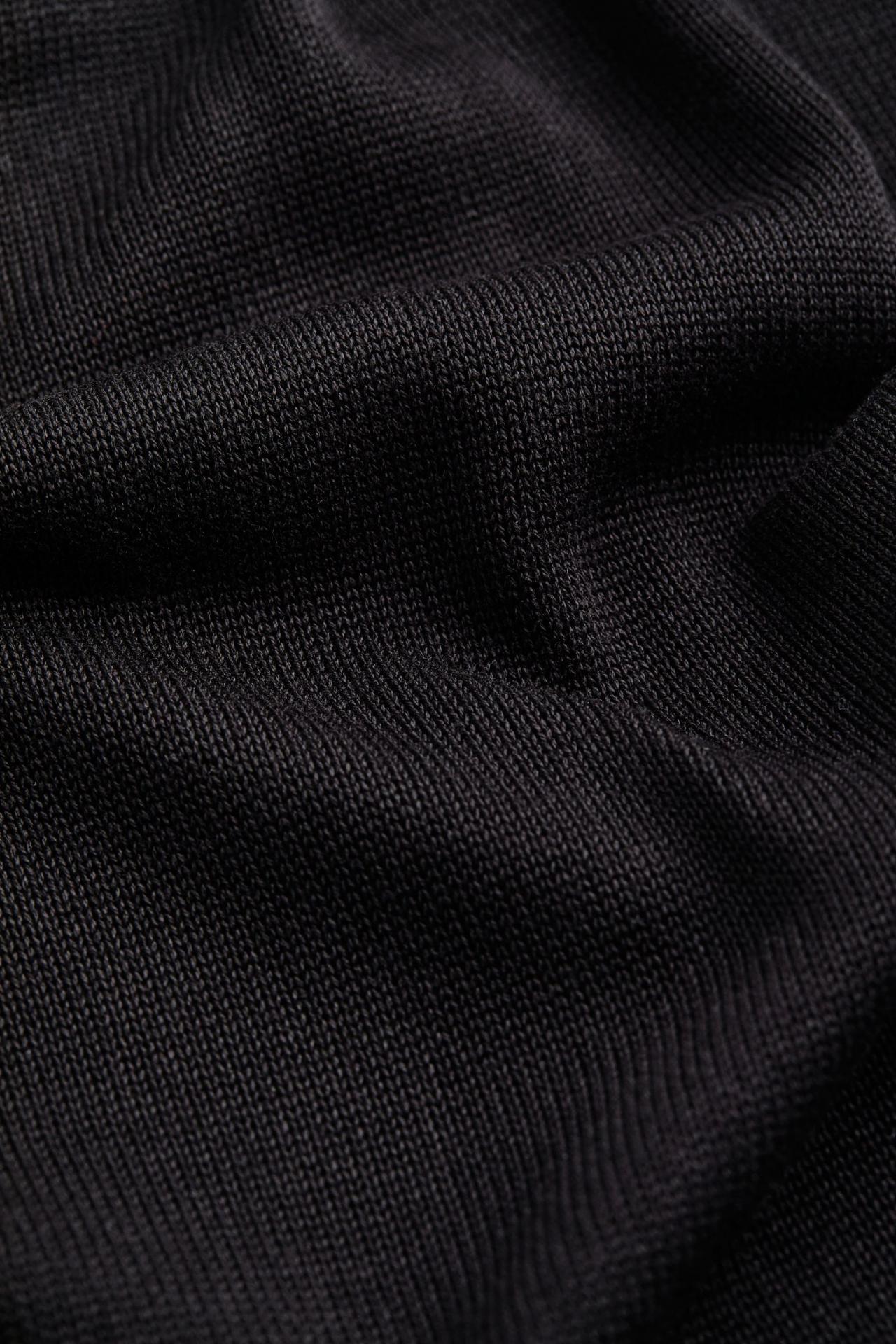 스페인샵 에이치엔엠 HM 파인 저지 티셔츠 1083976002 NEGRO