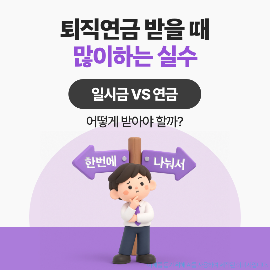 퇴직연금 받을 때 많이 하는 실수