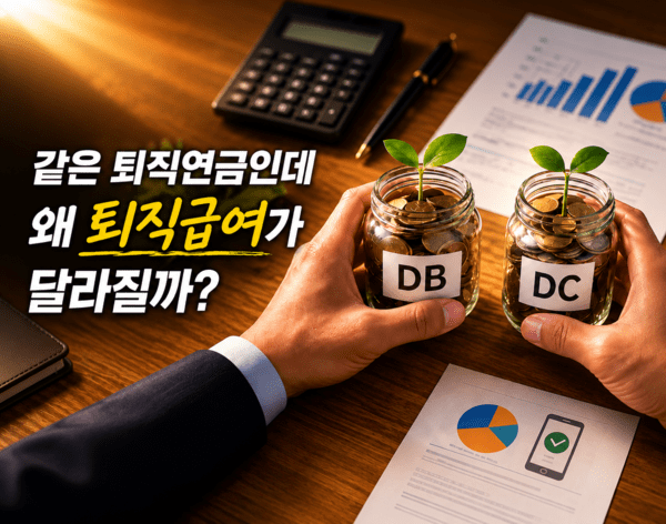 기사 이해를 돕기 위해 AI로 생성한 이미지 l DB형과 DC형의 차이 표현