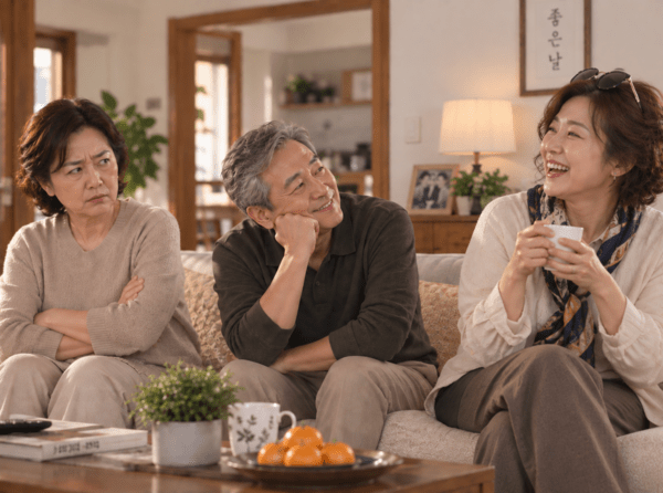 기사 이해를 돕기 위한 AI 생성 이미지 | 명절 가사노동과 가족 간 비교로 생긴 서운함