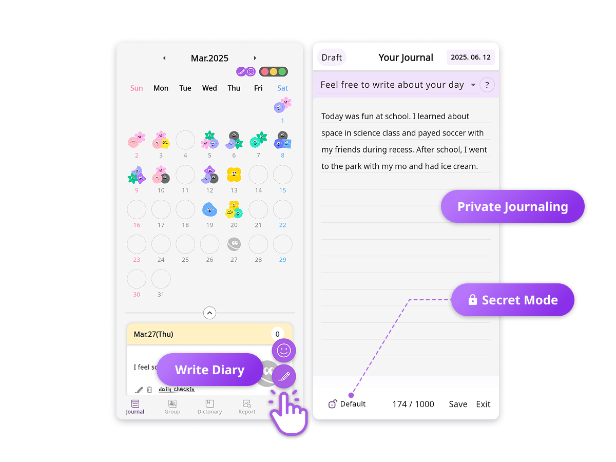 Safe & Private Journaling