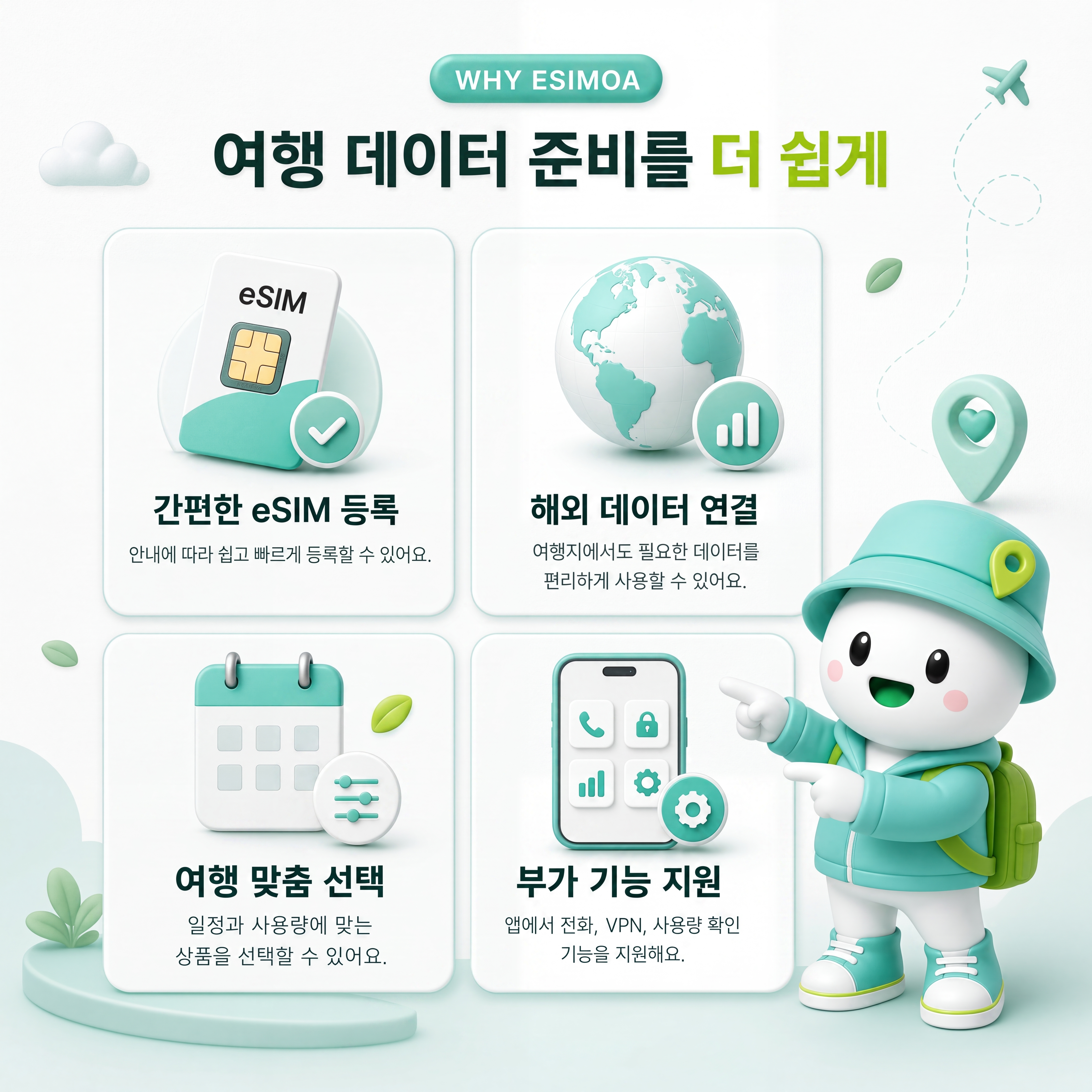 미국 전지역 하와이 뉴욕 eSIM e심 무제한 데이터  상세 이미지 9