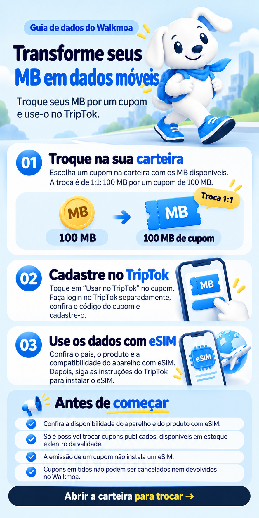 Transforme seus MB em dados móveis