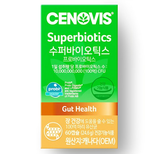 세노비스 수퍼바이오틱스 유산균, 60정, 1개 